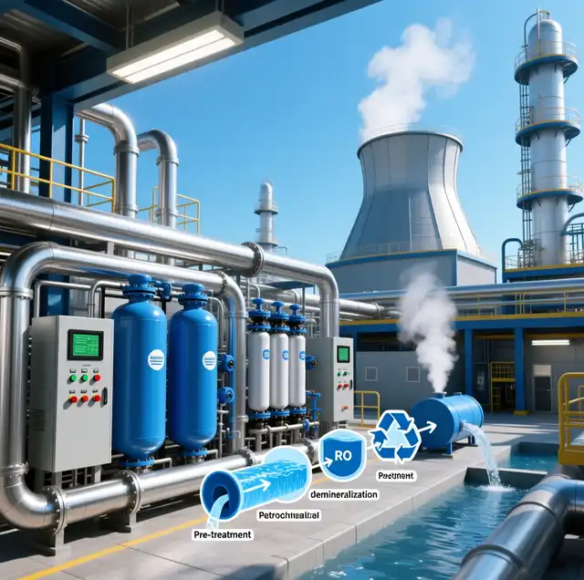 تصفیه آب برای صنایع پتروشیمی