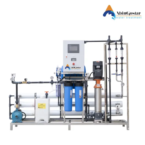 دستگاه اسمز معکوس با ظرفیت ۳۶متر مکعب در شبانه روز برای شوری تا ۴۰۰۰ppm